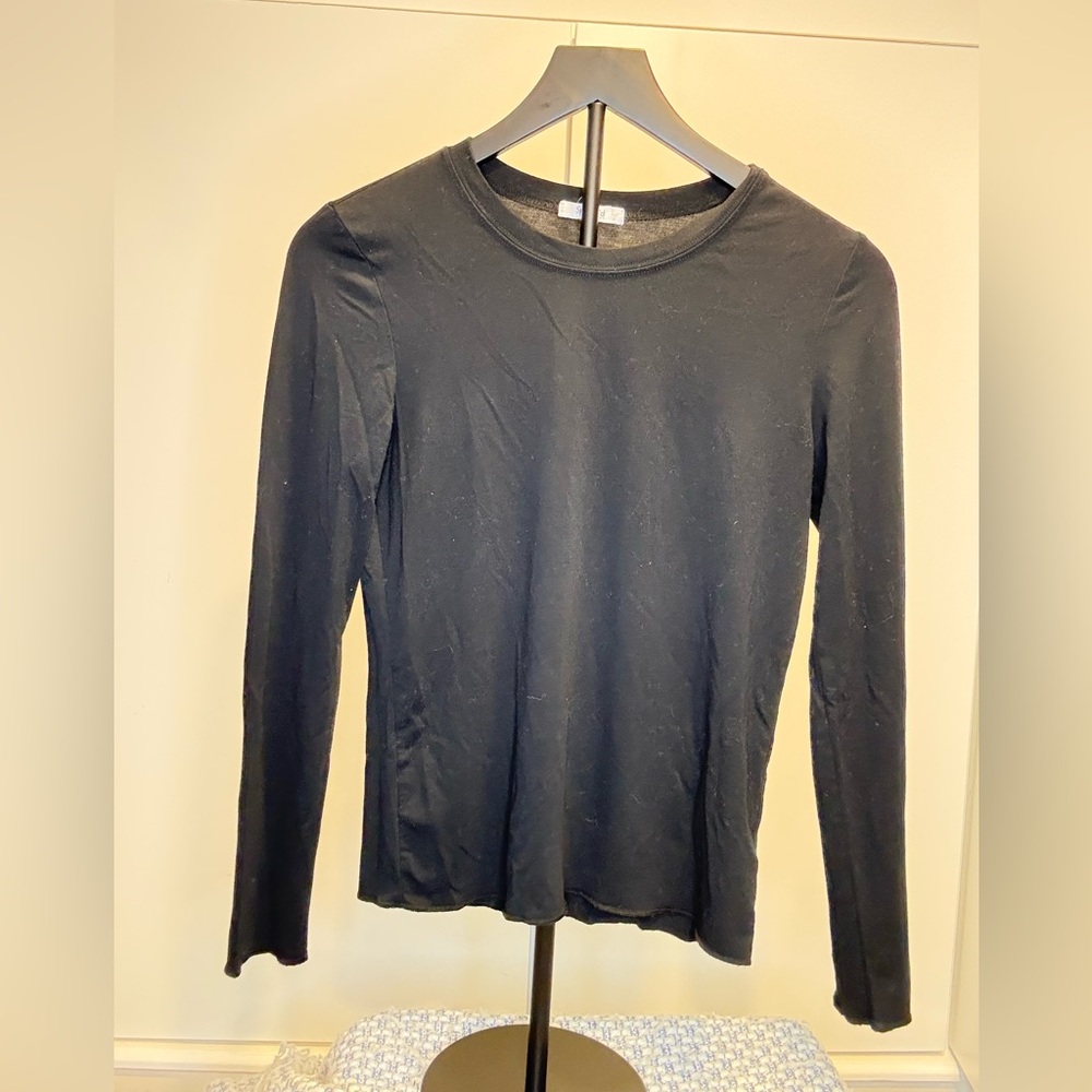 Splendid Jet Black Long Sleeve Tee